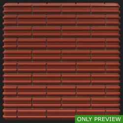 PBR Texture of Wall Bricks Pattern